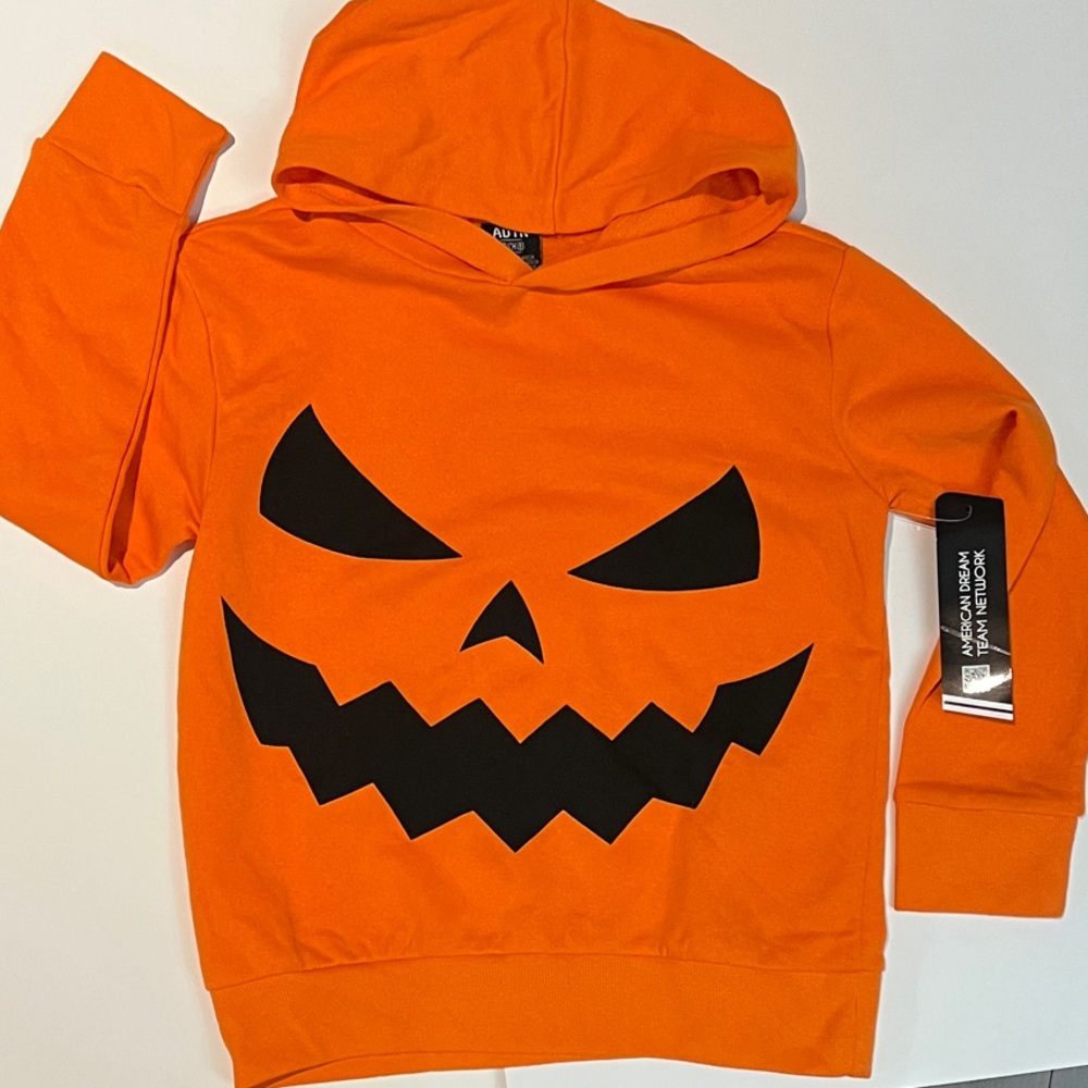ADT Orange Jack-O'-Lantern Kids Costume Hoodie